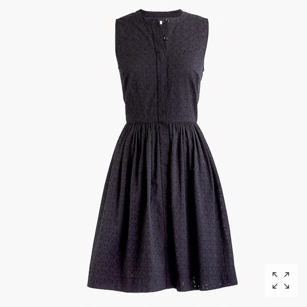 J. Crew Eyelet Shirtdress NWT